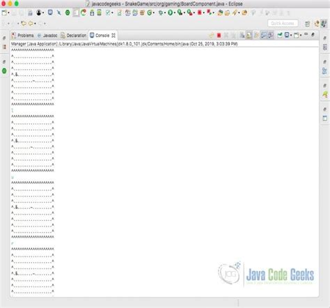 Code Snake Java 的图像结果