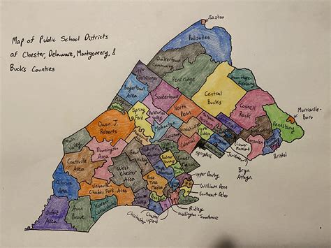 Bucks County School District Map