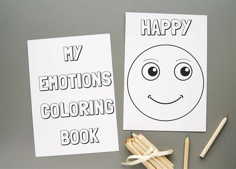 Emotions Coloring Pages For Kids [2025]