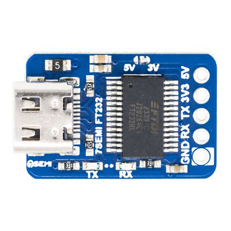7Semi Compact FT232 USB-C UART (TTL) Communication Module – Robocraze