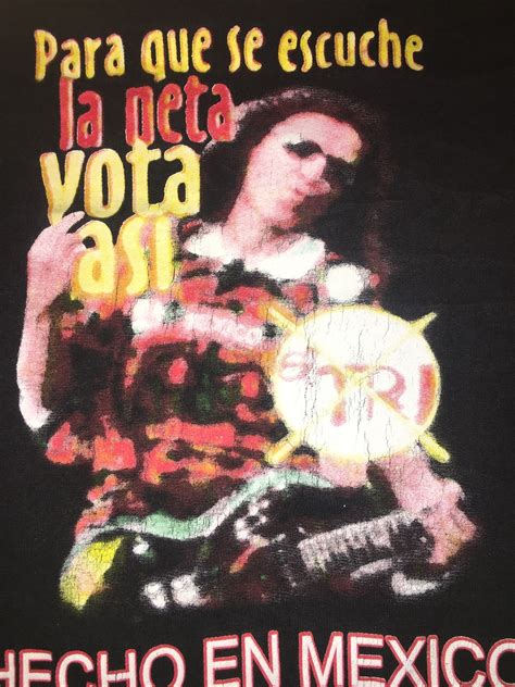 2002 Vtg EL TRI Para Que Se Escuche La Neta Spanish Rock Band Mexico ...