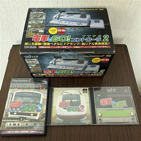 Yahoo!オークション - 電車でGO 1・2・3 コントローラ TYPE2 PS PS2 ...
