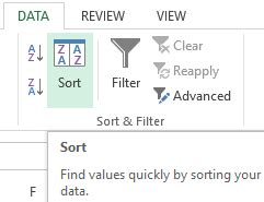 Image result for Sort Data with Formulas