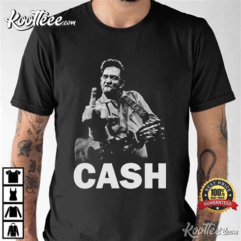 Johnny Cash Middle Finger T-Shirt