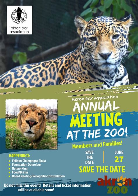 Ready to go wild with the Akron Bar Association at the Akron Zoo? Hey… | Akron Bar Association