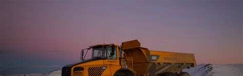 Download wallpaper Volvo, Sky, Snow, Truck, Evening, Cold, Dump Truck ...