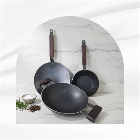 Pure Iron Basic Cookware Combo | Essential Iron Set for Healthy Cooking ...