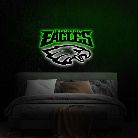Philadelphia Eagles Led Metal Wall Decor, Philadelphia Eagles Led Sign ...