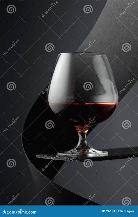 Snifter of brandy stock photo. Image of party, elegance - 261815716