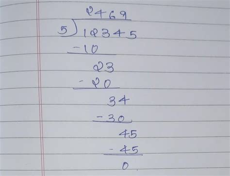 Check the divisibility of 12345 by 5. - Brainly.in