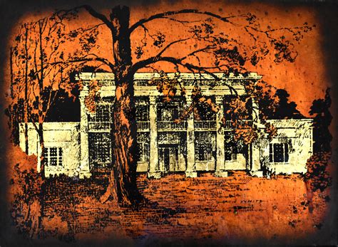 Jack White - "Governors Mansion Austin" - #2439 | Texas Art | Vintage ...
