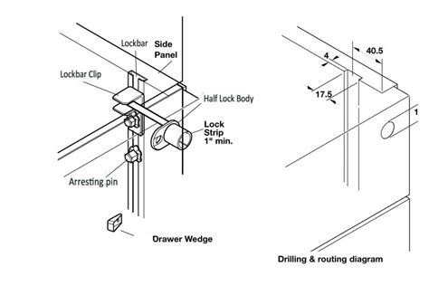 Image result for Multi Drawer Locking Installation