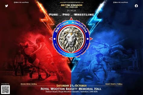 British Kingdom Pro-Wrestling: Live! Saturday 21st October - Memorial ...