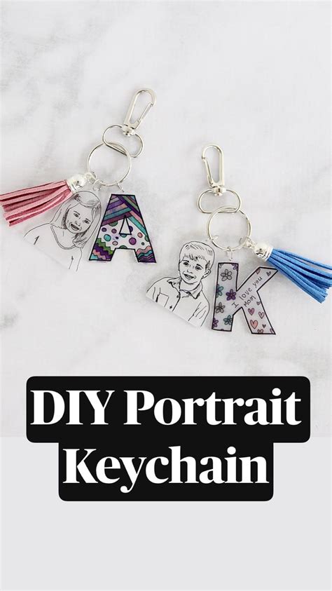 Learn how to make these shrinky dink photo keychains – Artofit