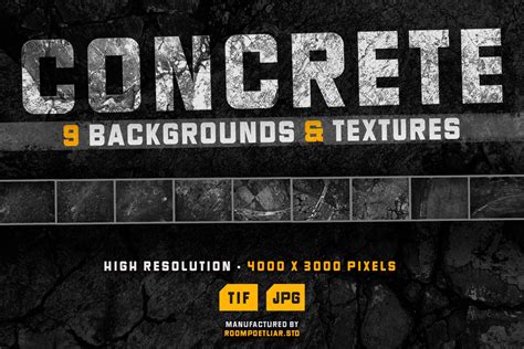 Concrete Wall Textures Background – MasterBundles