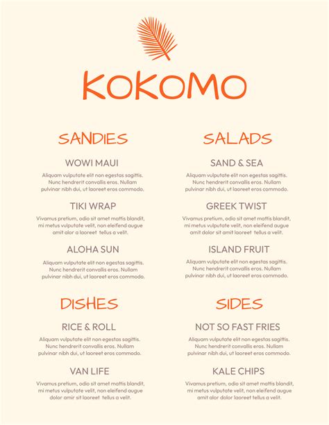 Catering Menu 的图像结果