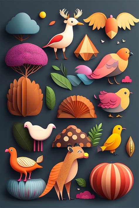 Nature Design Using Color Paper 的图像结果