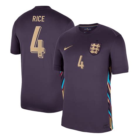 RICE #4 England Euro 2024 Away Kit | Soccer777