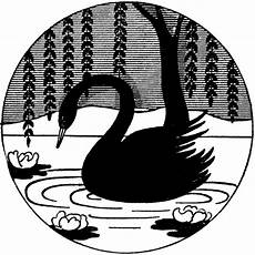 Black Clipart by Vintage Black Swan Image Silhouette The Graphics Black Clipart