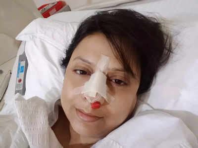 Actress Kanchanaa Moitra undergoes a surgery for nose injury - Times of ...