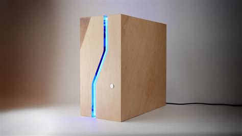 Wood PC case | minimalist ATX enclosure | Gabinete computador, Pc ...