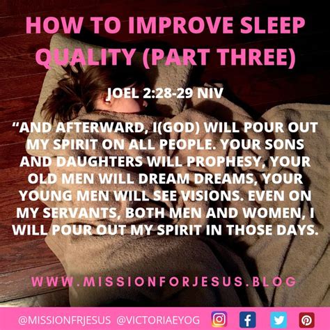 How To Improve Sleep Quality (part three) | Improve sleep, Improve ...