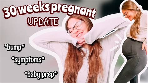 30 week pregnancy update!! + a little baby prep! | Alexia Scheetz