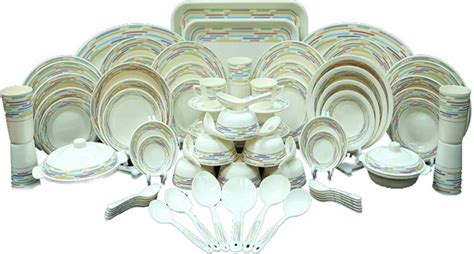 SHARIF Pack of 50 Melamin SHARIF P4 FULL DINER SET Dinner Set Price in ...