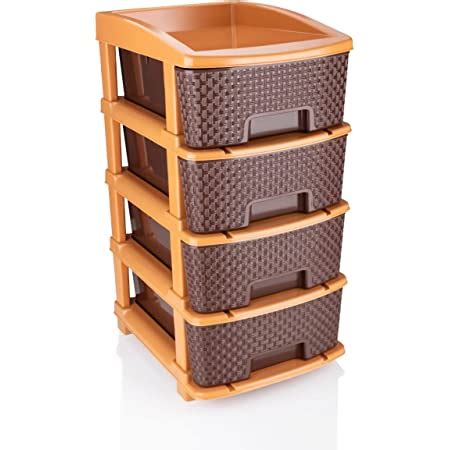 Nakoda Pride 4tier Plastic Modular Drawer System for Kitchen, Offices ...