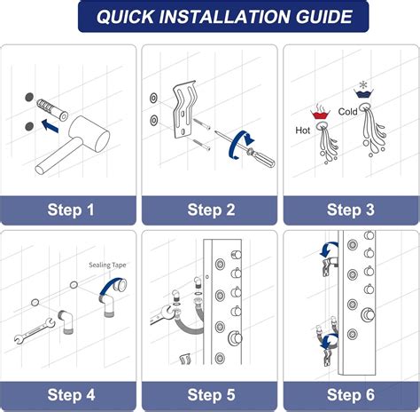 ROVATE LED Shower Panel Tower System, Upgraded India | Ubuy