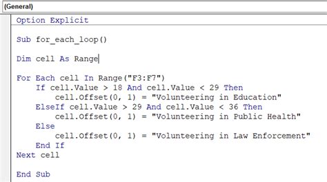 Image result for How to Write for Loop in Visual Basic