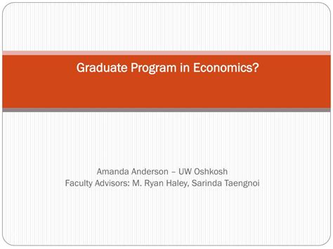 Graduate Program in Economics 的图像结果