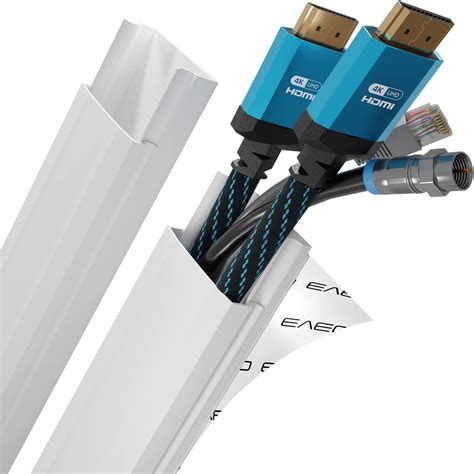 Buy TV Cord Hider Kit -34 Cable Management Cord Cover Wall Wire Hider ...