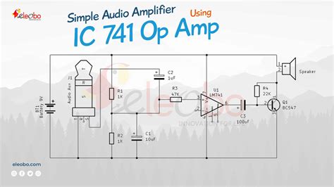 Master Simple Audio Amplifier with LM741 Op-amp: A Step-by-Step Guide ...