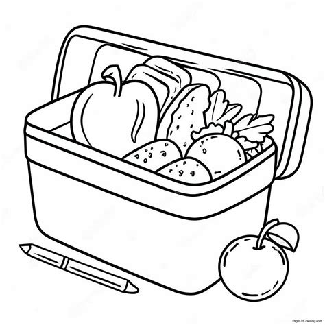 Lunch Box Coloring 的图像结果