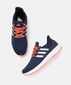 ADIDAS Men Navy Blue Woven Design Adi-Pace Running Shoes Running Shoes ...