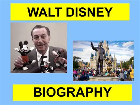 Walt disney biography | PPTX