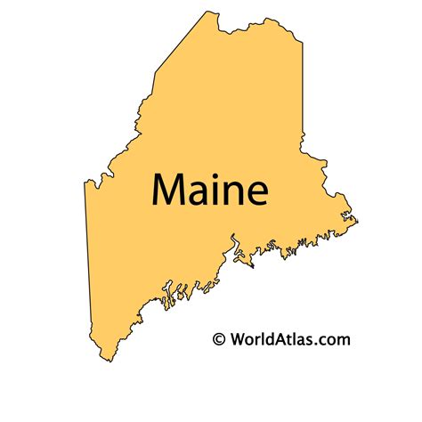 Maine Maps & Facts - World Atlas
