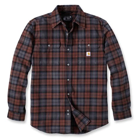Carhartt Heavyweight Flannel Plaid Shirt Flannel L/s Plaid Shirt