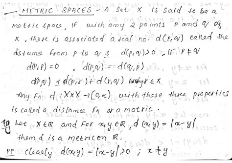 Basic Topology note-4 - First Semester-Real Analysis - Msc. Maths - Studocu