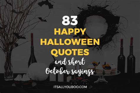 83 Happy Halloween Quotes and Short October Sayings