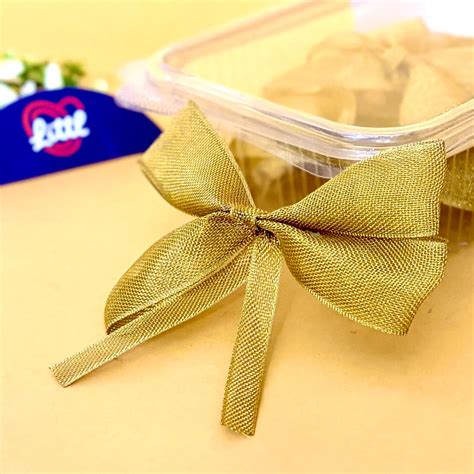 Ribbon Bow 10 Pcs Pack Jari Premium Quality - Littl B28232G