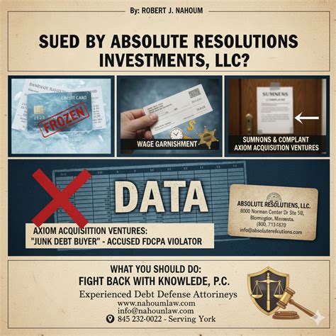Absolute Resolutions Investments Llc