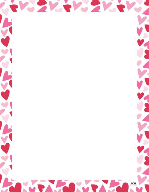 Free Printable Valentine S Day Border