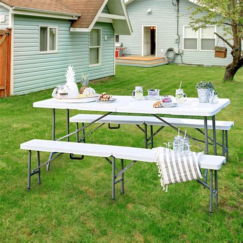 Snapklik.com : Byliable Folding Table 6ft Portable Heavy Duty Plastic ...