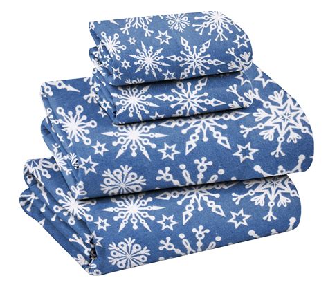 Ruvanti Flannel Sheets Full Size - 100% Cotton Brushed Flannel Bed ...