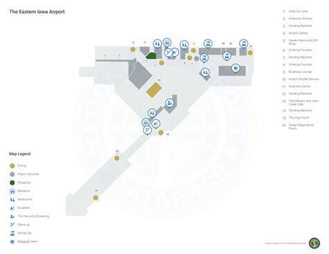 The Eastern Iowa Airport (CID) | Terminal | Level 1