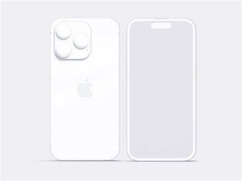 iPhone 14 Pro Clay Mockup, Scene 04 | For Photoshop, Sketch, Figma