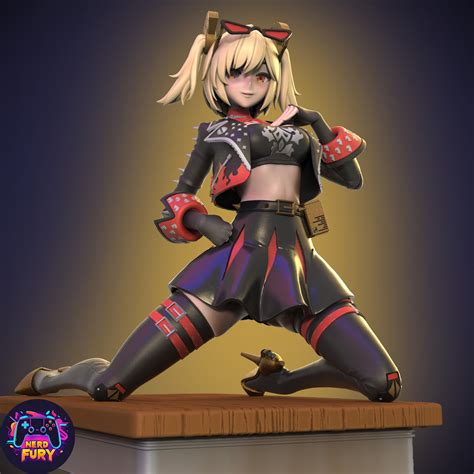 ArtStation - Zenless Zone Zero - Burnice White 3D print