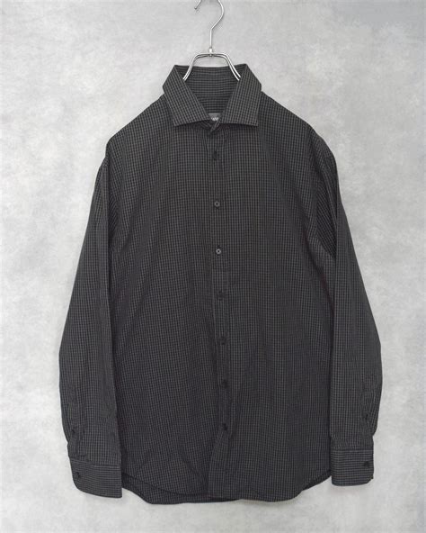 00s " armani collezioni " cotton spread collar shirt / size m | " YEAH ...